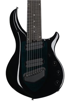 Ernie Ball Music Man John Petrucci Majesty 8 Guitar with Case Emerald Sky 